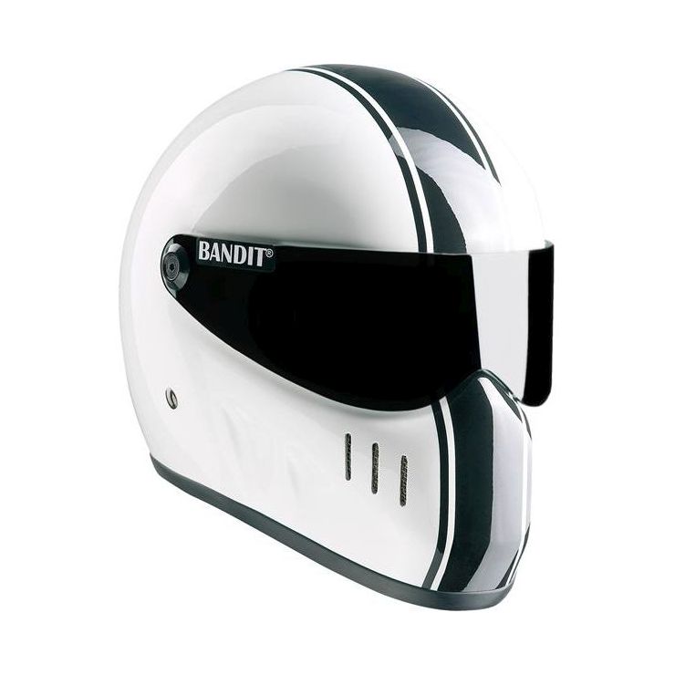 Bandit XXR Motorcycle Helmet - Classic White